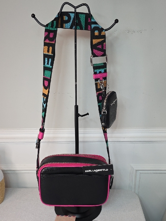 Karl Lagerfeld Paris Maybelle Camera Crossbody Bag - Picture 5 of 7